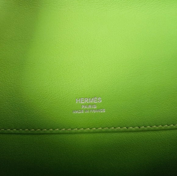 SOLD. Hermes Kelly Cut Apple Green - Picture 13 of 14
